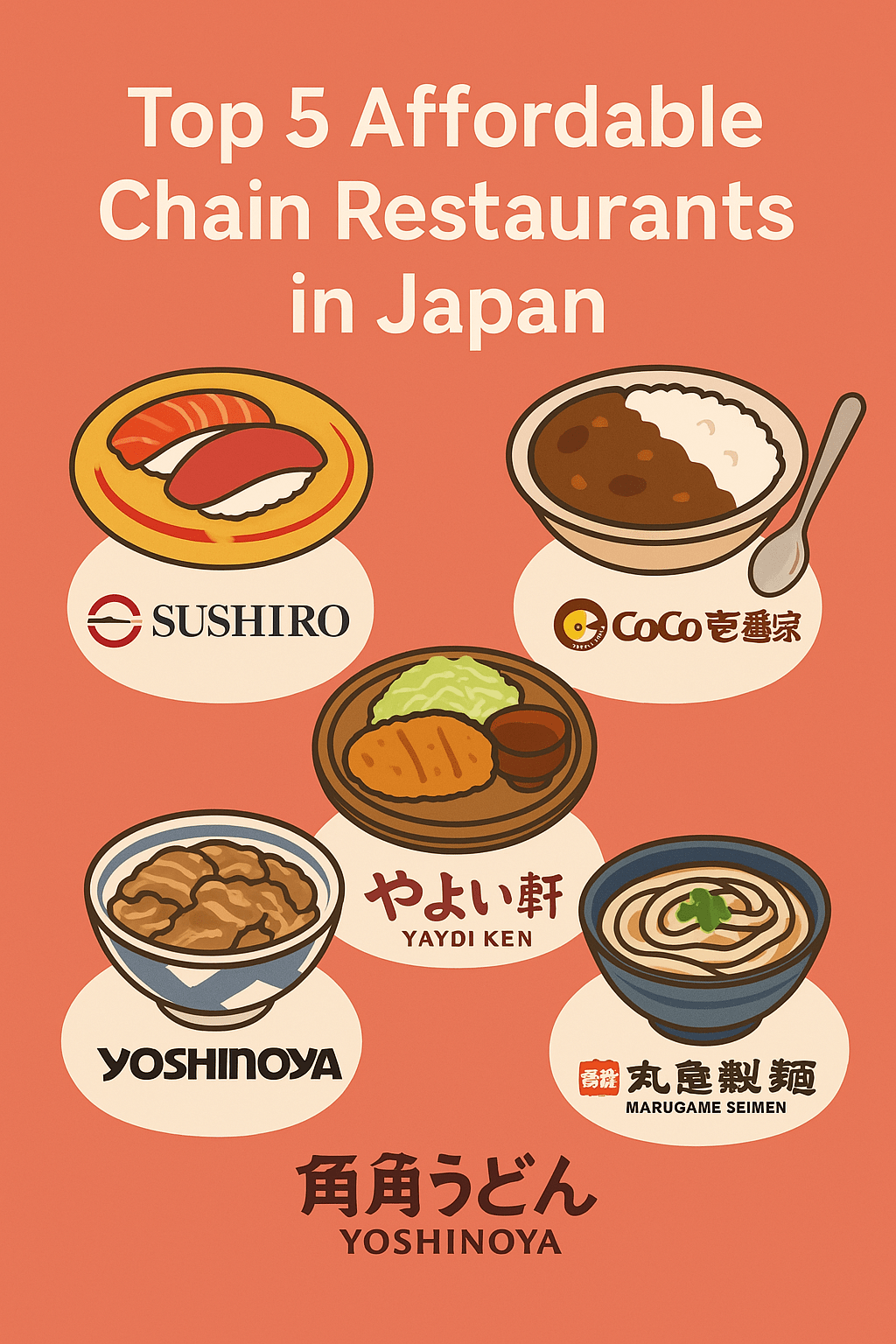 Top 5 Affordable Chain Restaurants in Japan