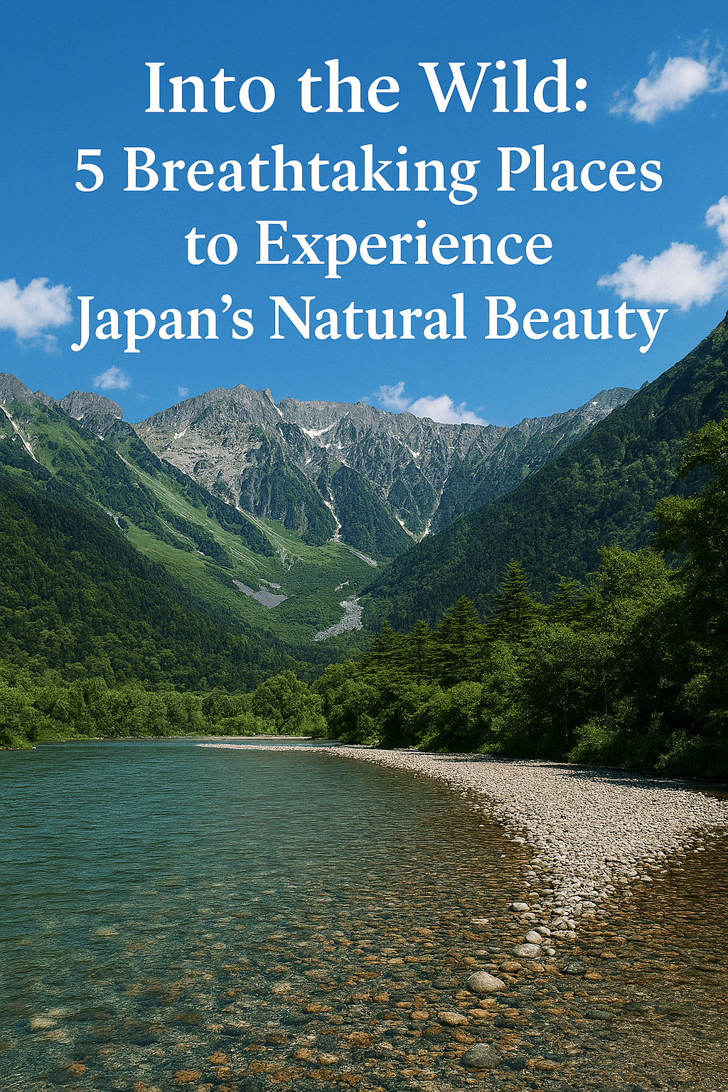 Into the Wild: 5 Breathtaking Places to Experience Japan’s Natural Beauty