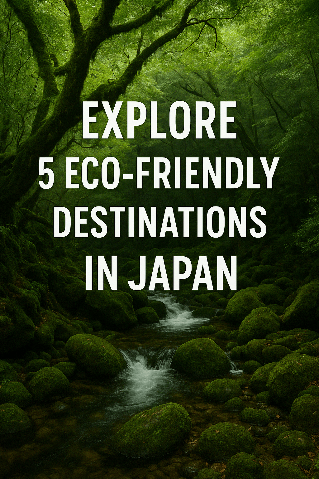 Explore 5 Eco-Friendly Destinations in&nbsp;Japan
