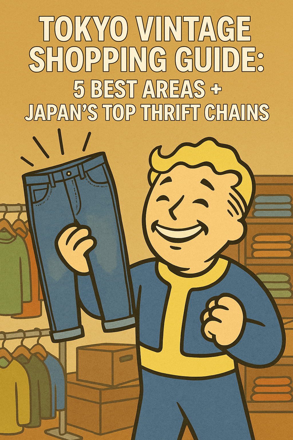 Tokyo Vintage Shopping Guide: 5 Best Areas + Japan’s Top Thrift&nbsp;Chains